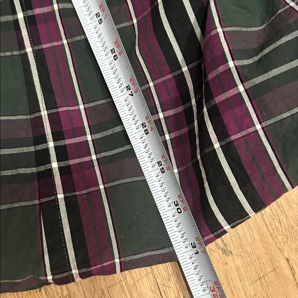 Tuckernuck Aubergine Tartan Indre Dress 3/4 Sleeve Mini Plaid xs - Picture 14 of 14